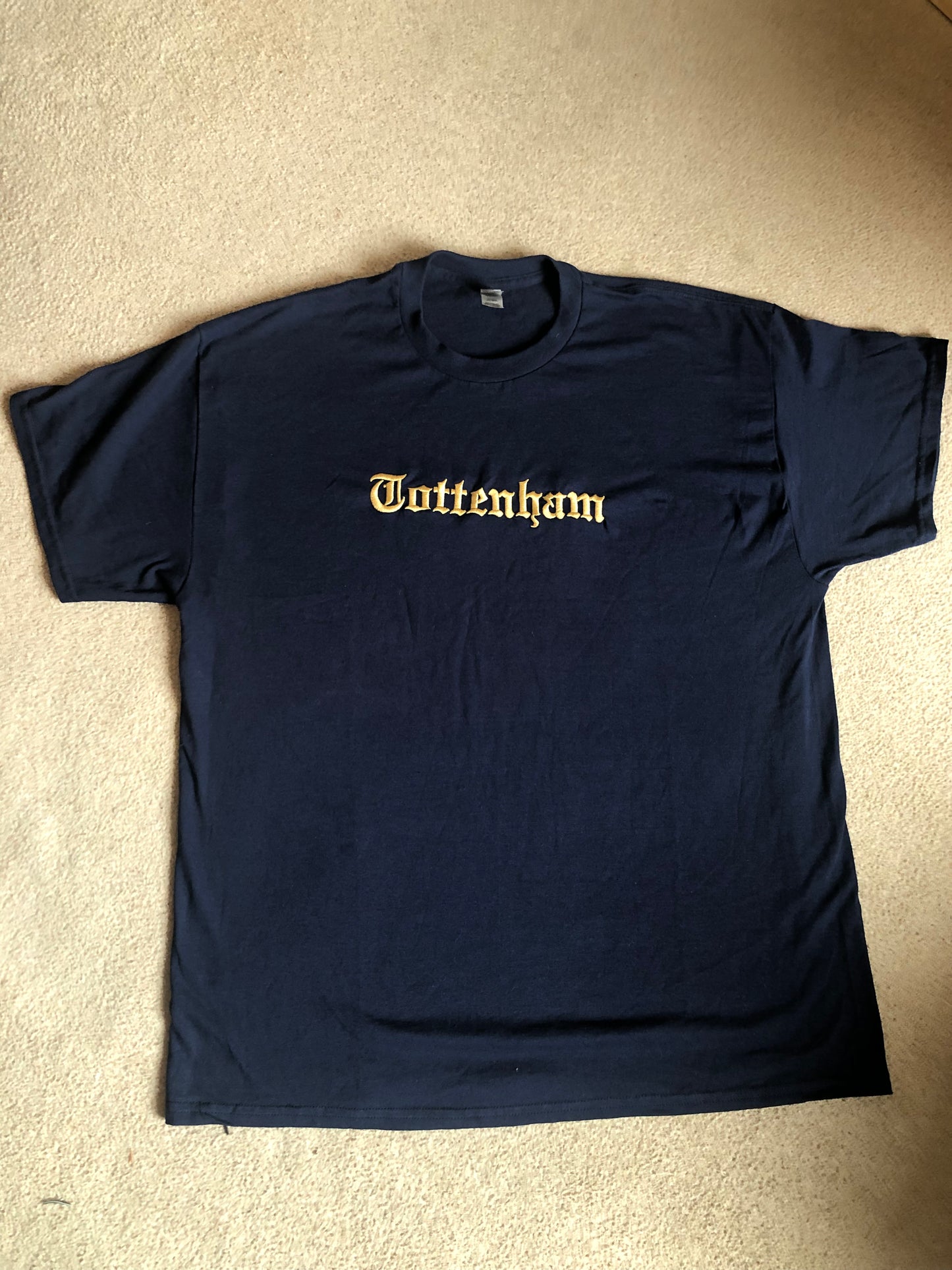 Tottenham Navy Blue - GOLD TEXT