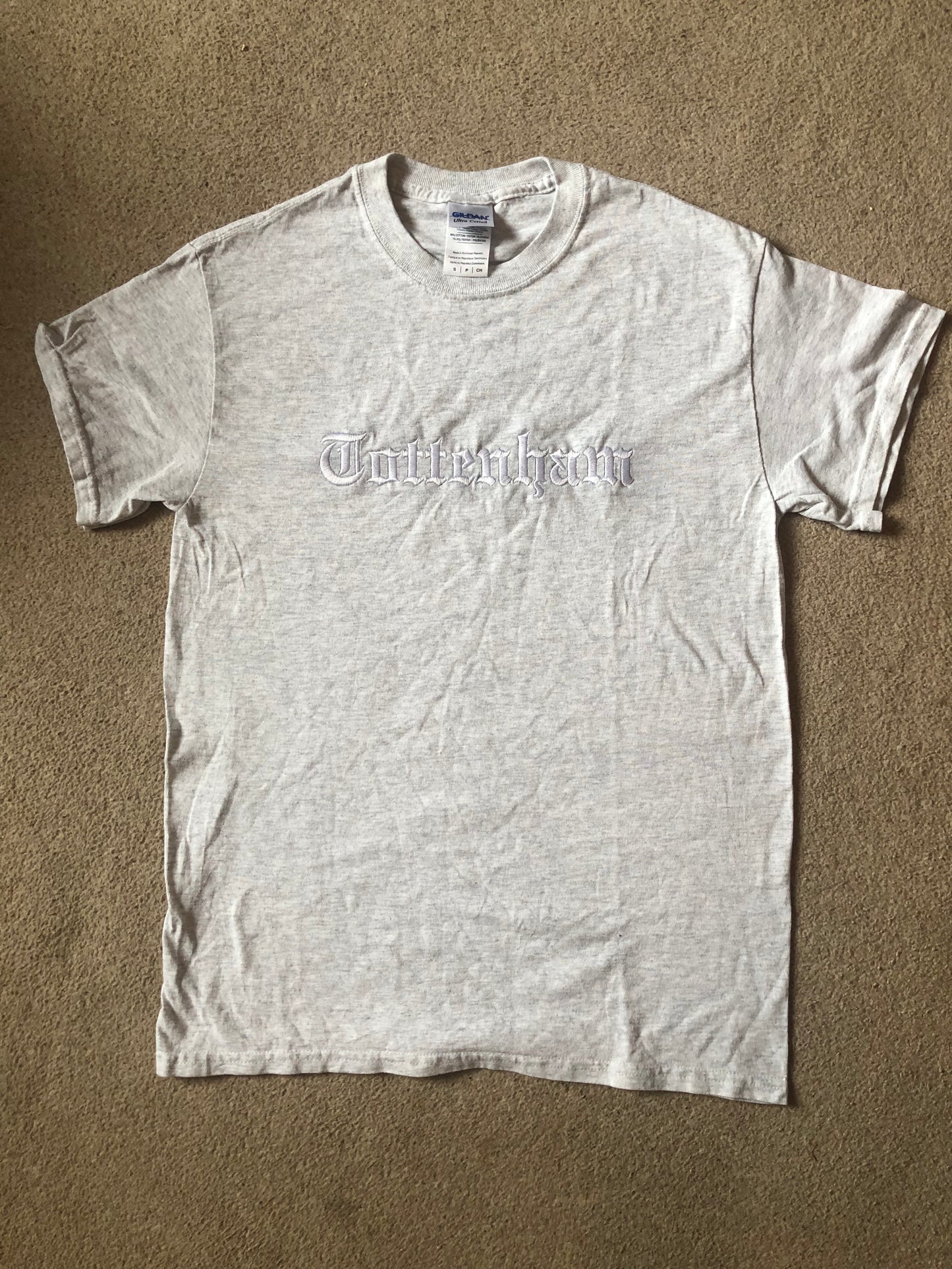 Tottenham Grey WHITE TEXT