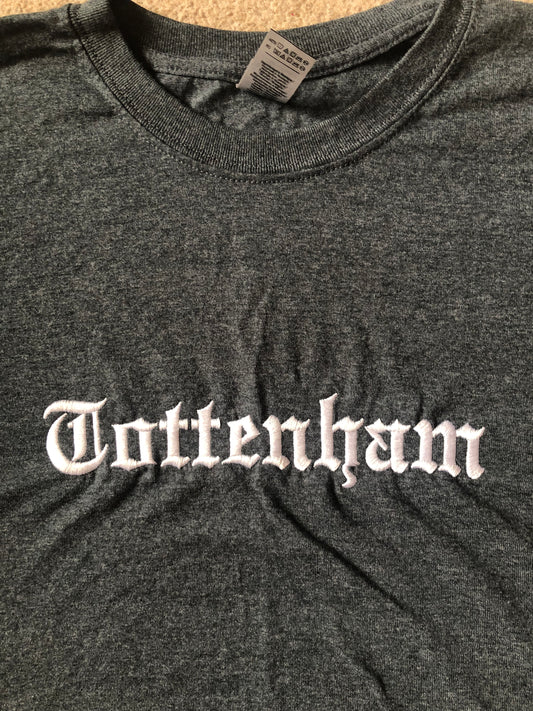 Tottenham Dark Grey - WHITE TEXT