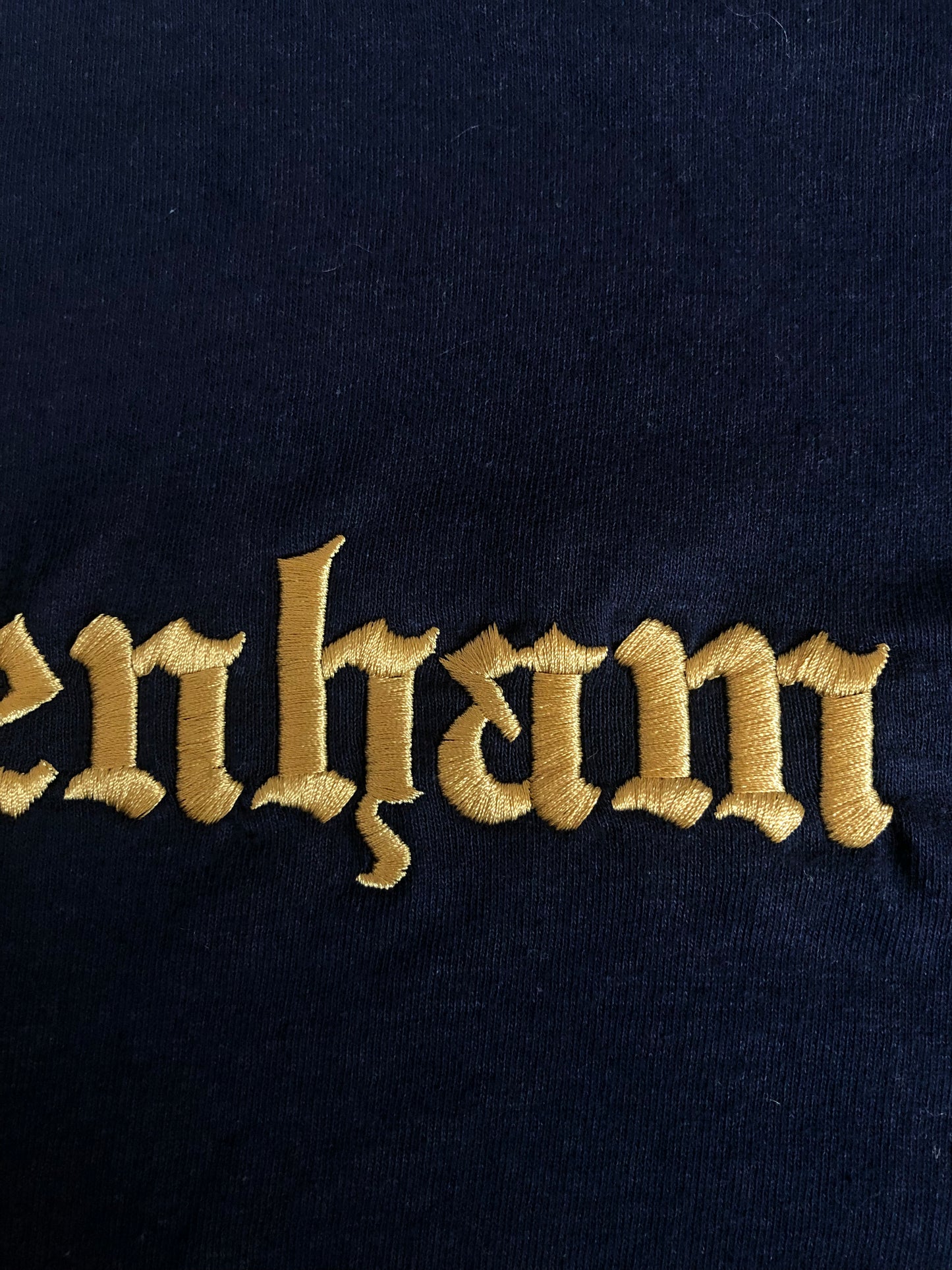 Tottenham Navy Blue - GOLD TEXT