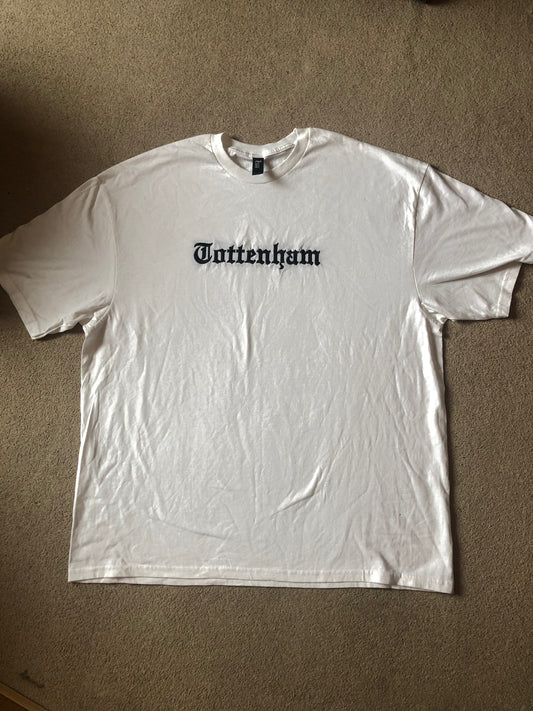 Tottenham White - BLACK TEXT