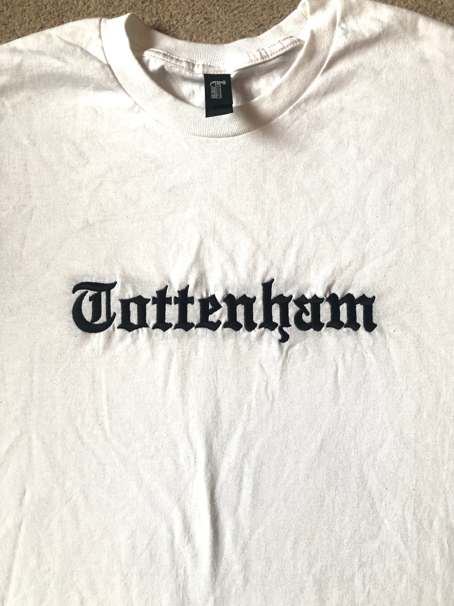 Tottenham White - BLACK TEXT