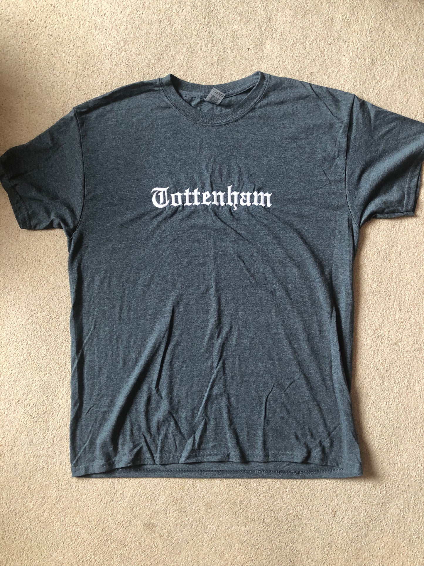 Tottenham Dark Grey - WHITE TEXT